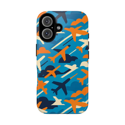 Vibrant Aviation-Themed Protective Phone Case with 3D Wrap Design – Stylish Accessory for Self-Expression – Compatible with iPhone 13, 14, 15 & 16 – all models including Pro, Pro Max & Plus