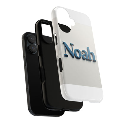Vibrant 3D Name Phone Case in Blue Retro Style – Unique Protection Accessory for Self-Expression Compatible with iPhone 13, 14, 15 & 16 – all models including Pro, Pro Max & Plus