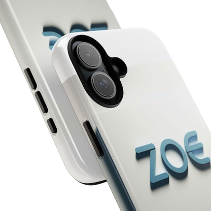 Vibrant 3D Lettering Phone Case in Blue Design for Stylish Protection Compatible with iPhone 13, 14, 15 & 16 – all models including Pro, Pro Max & Plus