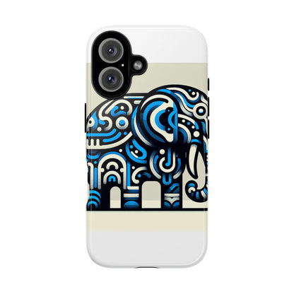 Vibrant 3D Elephant Design Protective Phone Case for Stylish Protection Compatible with iPhone 13, 14, 15 & 16 – all models including Pro, Pro Max & Plus