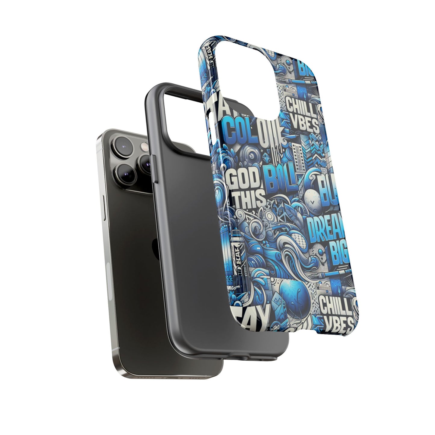 blue pattern image 28 design phone case for men women shockproof protective cover with 3d wrap and uv protection