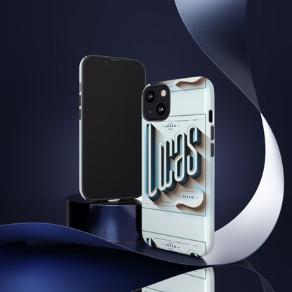 Lucas Blue Phone Case with 3D Wrap Design for Smartphones Compatible with iPhone and Android Devices Shockproof Protective Cover for Anime and Comic Fans