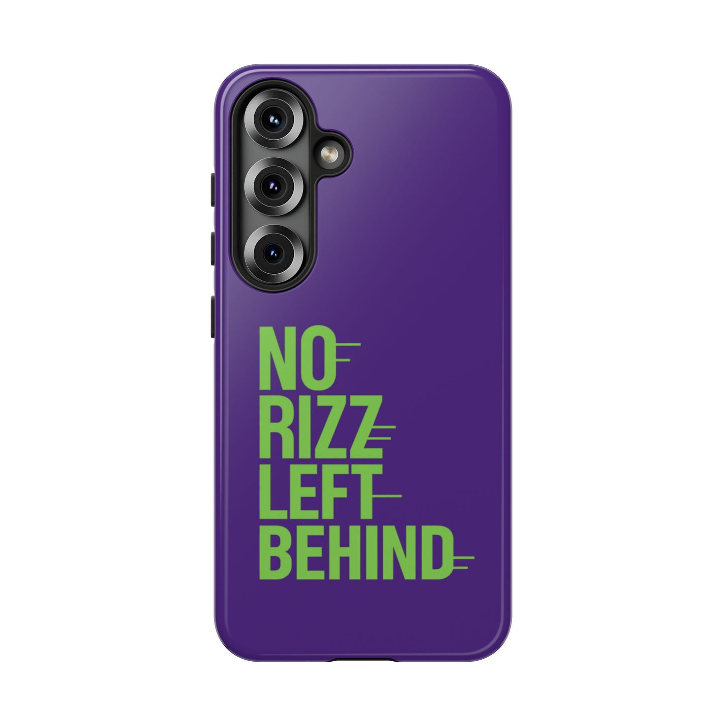 tough phone case - no rizz left behind - durable, stylish protection for active lifestyles - impact-resistant, dual layer, shock-absorbing tpu - perfect gift for tech lovers
