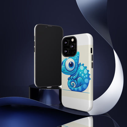 Vibrant 3D Cartoon Chameleon Phone Case for Adults and Teens Stylish Protection Compatible with iPhone 13, 14, 15 & 16 – All Models Including Pro, Pro Max & Plus