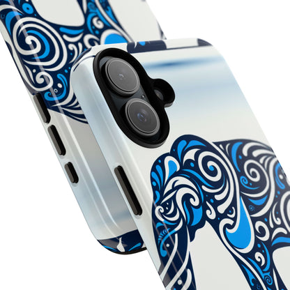 Blue Animal Create 14 3D Wrap Protective Phone Case for Smartphones with Vivid Anime and Comic-Inspired Design UV Protected Shock Absorbing Durable TPU Cover for Tech Enthusiasts and Gift Ideas