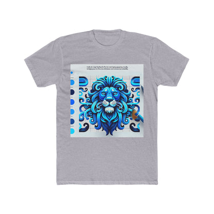 Animal Graphic Blue Unisex T-Shirt - Soft Cotton Casual Wear, Perfect Gift for Men & Women