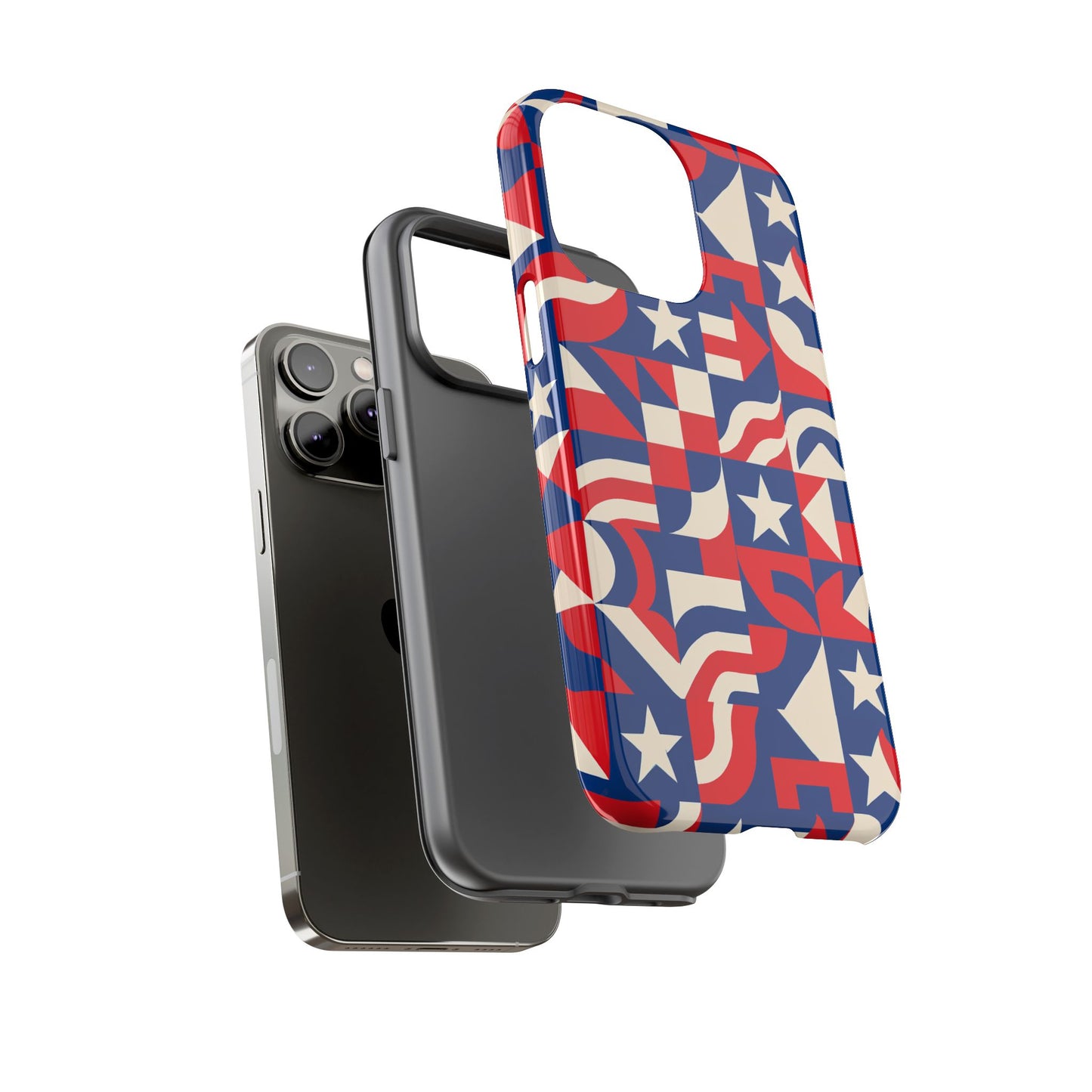 vibrant geometric 3d wrap protective phone case in multicolour design for stylish protection - ideal for men and women, compatible with iphone 13, 14, 15 & 16 – all models including pro, pro max & plus