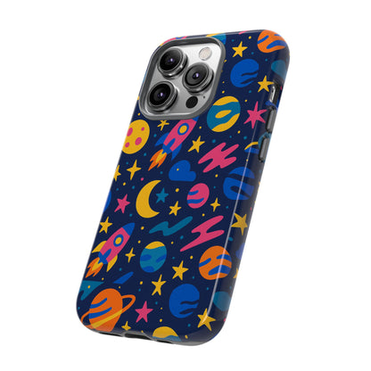 Vibrant 3D Space Theme Protective Phone Case for Trendsetters and Creatives Stylish Protection Compatible with iPhone 13, 14, 15 & 16 – all models including Pro, Pro Max & Plus