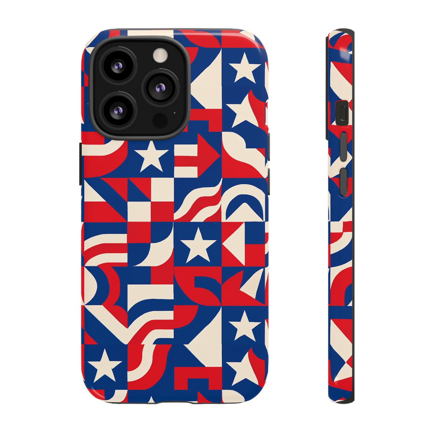 vibrant geometric 3d wrap protective phone case in multicolour design for stylish protection - ideal for men and women, compatible with iphone 13, 14, 15 & 16 – all models including pro, pro max & plus