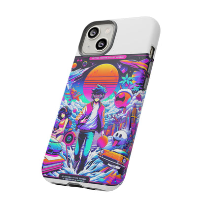 Skibidiverse Traveller Protective Phone Case with 3D Wrap Design, Durable UV Protection, Shock Absorption for Anime and Comic Culture Fans
