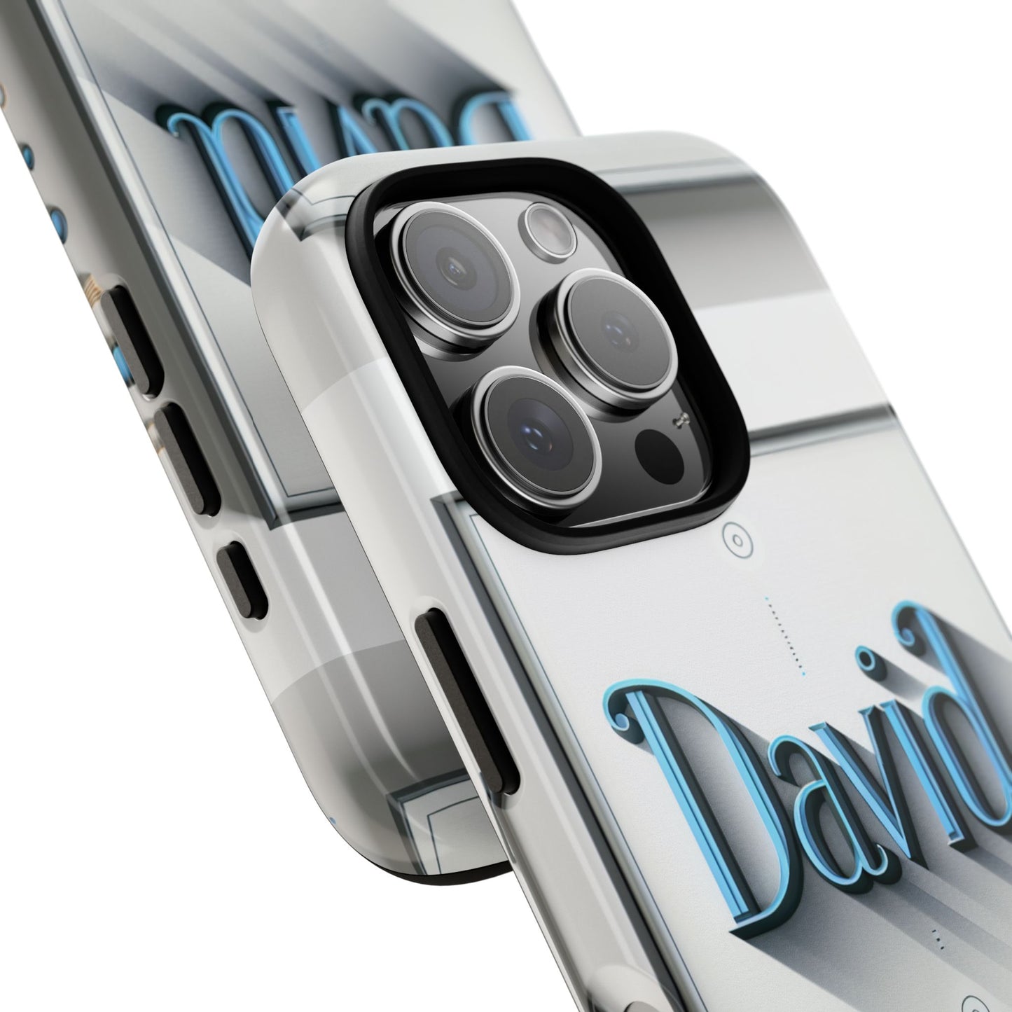 david blue anime comic style shockproof phone case for men women durable protective cover with 3d wrap design