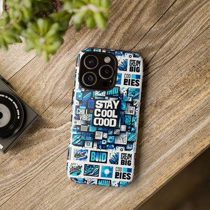 Vibrant 3D Wrap Protective Phone Case with Unique Blue Graphic Design for Trendy Individuals – Stylish Protection Compatible with iPhone 13, 14, 15 & 16 – All Models Including Pro, Pro Max & Plus