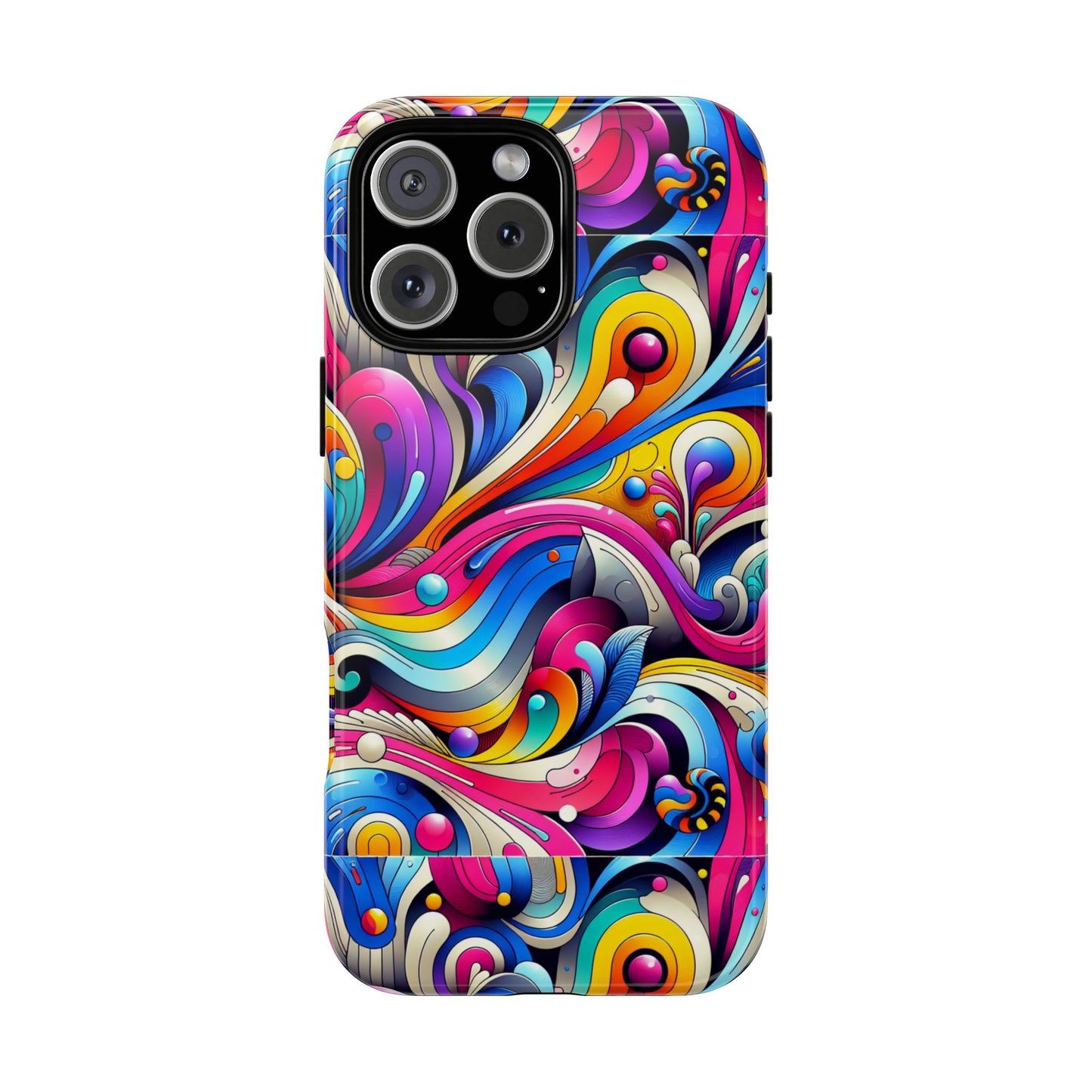 pattern image 3 vibrant shockproof phone case for anime and comic fans