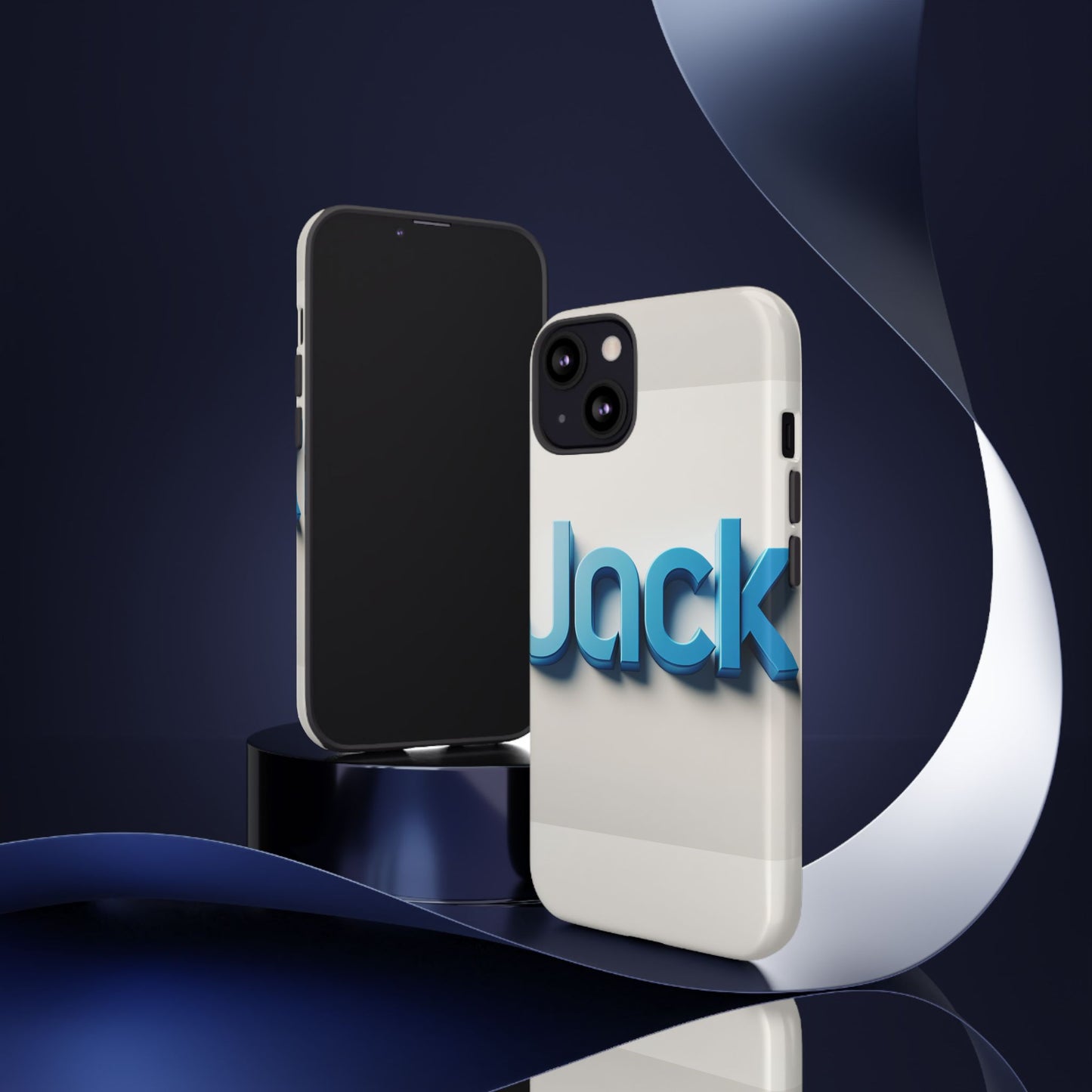 name jack blue anime comic style 3d wrap protective phone case for men women shock absorption durable tpu cover