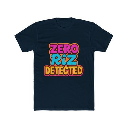 Zero Riz Detected Meme Unisex T-Shirt - Multicolor Graphic Tee, Funny Internet Slang T-Shirt, Trendy Casual Wear