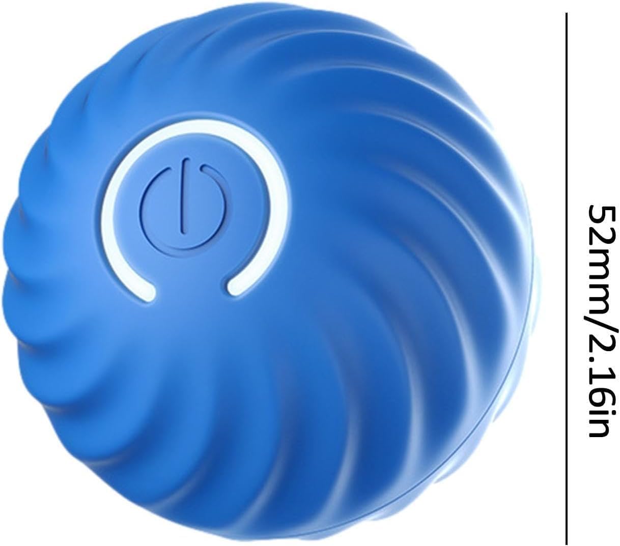 blue pet toy ball automatic moving dog toy ball smart usb jumping rotating interactive dog chew toy ball for puppy ball toy