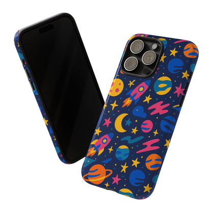 Vibrant 3D Space Theme Protective Phone Case for Trendsetters and Creatives Stylish Protection Compatible with iPhone 13, 14, 15 & 16 – all models including Pro, Pro Max & Plus