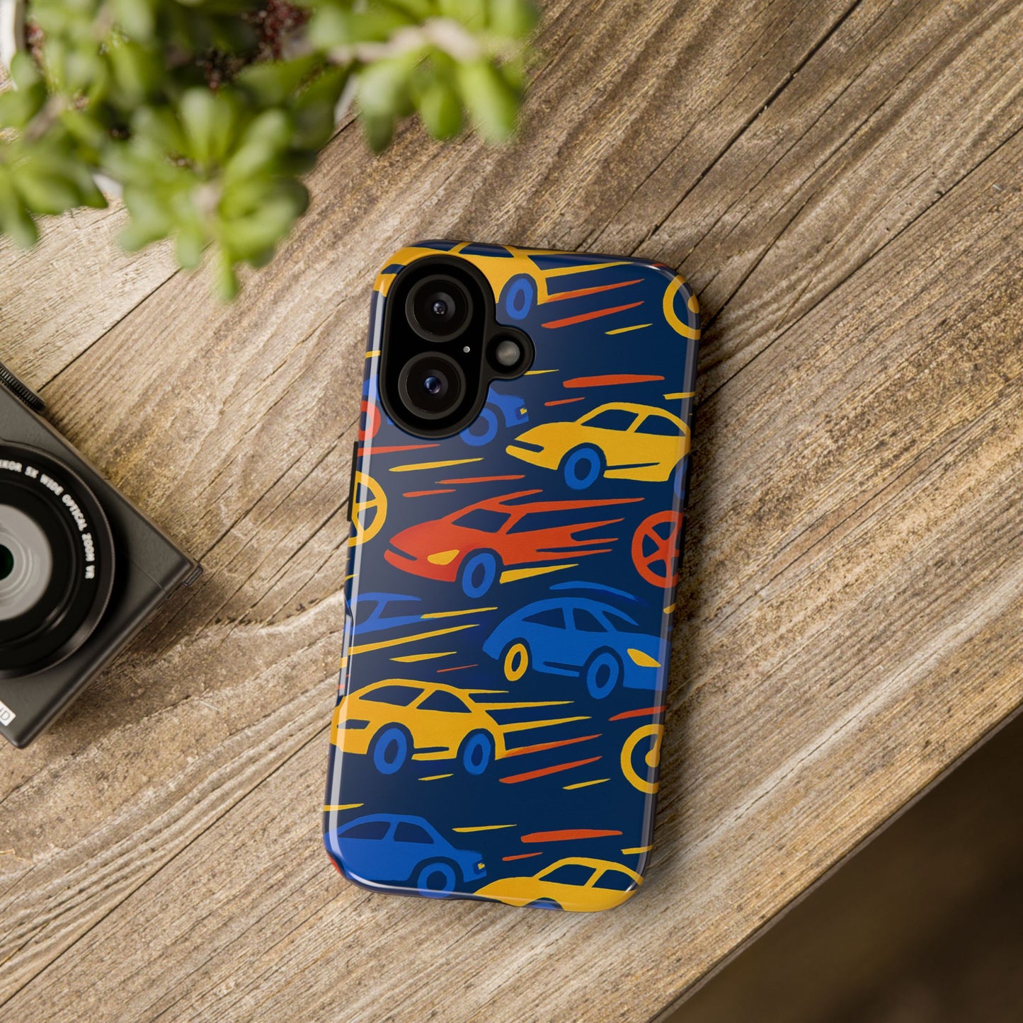 vibrant 3d car design protective phone case for smartphones stylish accessory for expressive individuals compatible with iphone 13, 14, 15 & 16 – all models including pro, pro max & plus