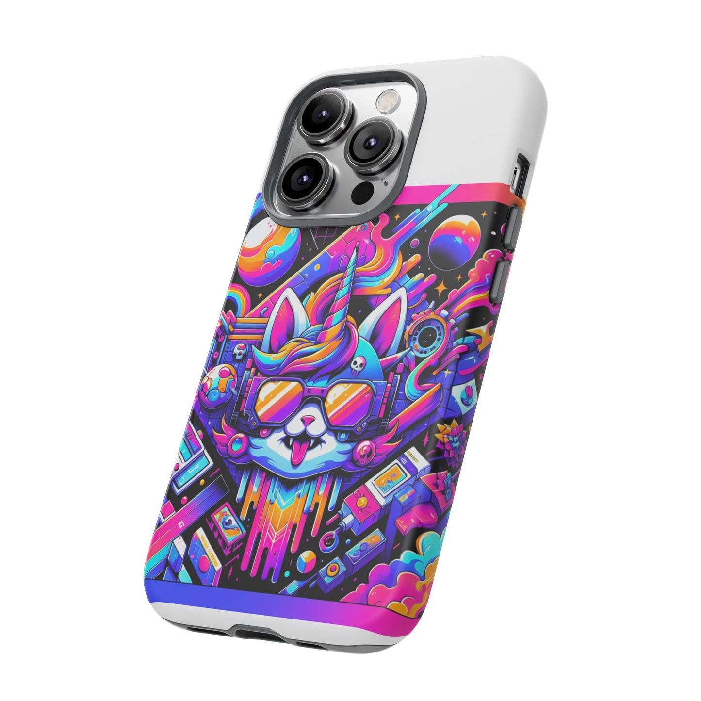 rizzed up and ready protective phone case for anime lovers