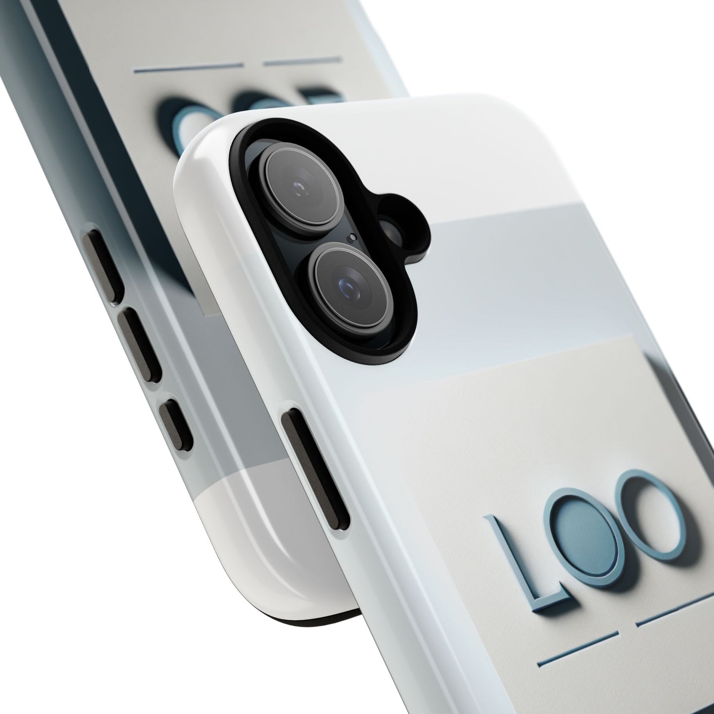 3d wrap protective phone case in blue with modern design for stylish protection compatible with iphone 13, 14, 15 & 16 – all models including pro, pro max & plus