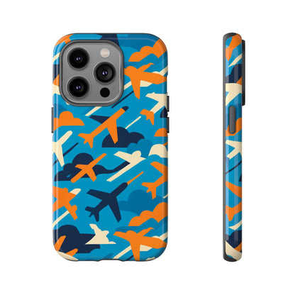 Vibrant Aviation-Themed Protective Phone Case with 3D Wrap Design – Stylish Accessory for Self-Expression – Compatible with iPhone 13, 14, 15 & 16 – all models including Pro, Pro Max & Plus