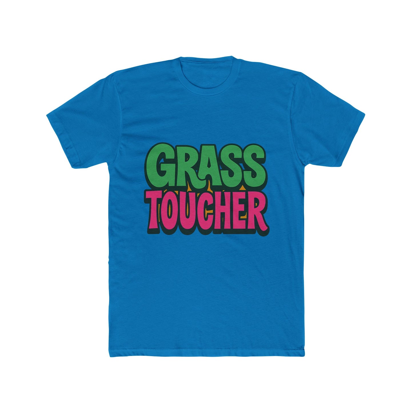 grass toucher unisex t-shirt - funny meme shirt - casual green tee for men and women - perfect gift for meme lovers