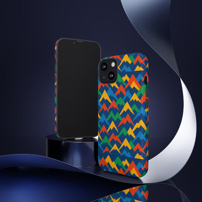Vibrant 3D Mountain Design Phone Case for Stylish Protection – Unique Accessory Compatible with iPhone 13, 14, 15 & 16 – all models including Pro, Pro Max & Plus