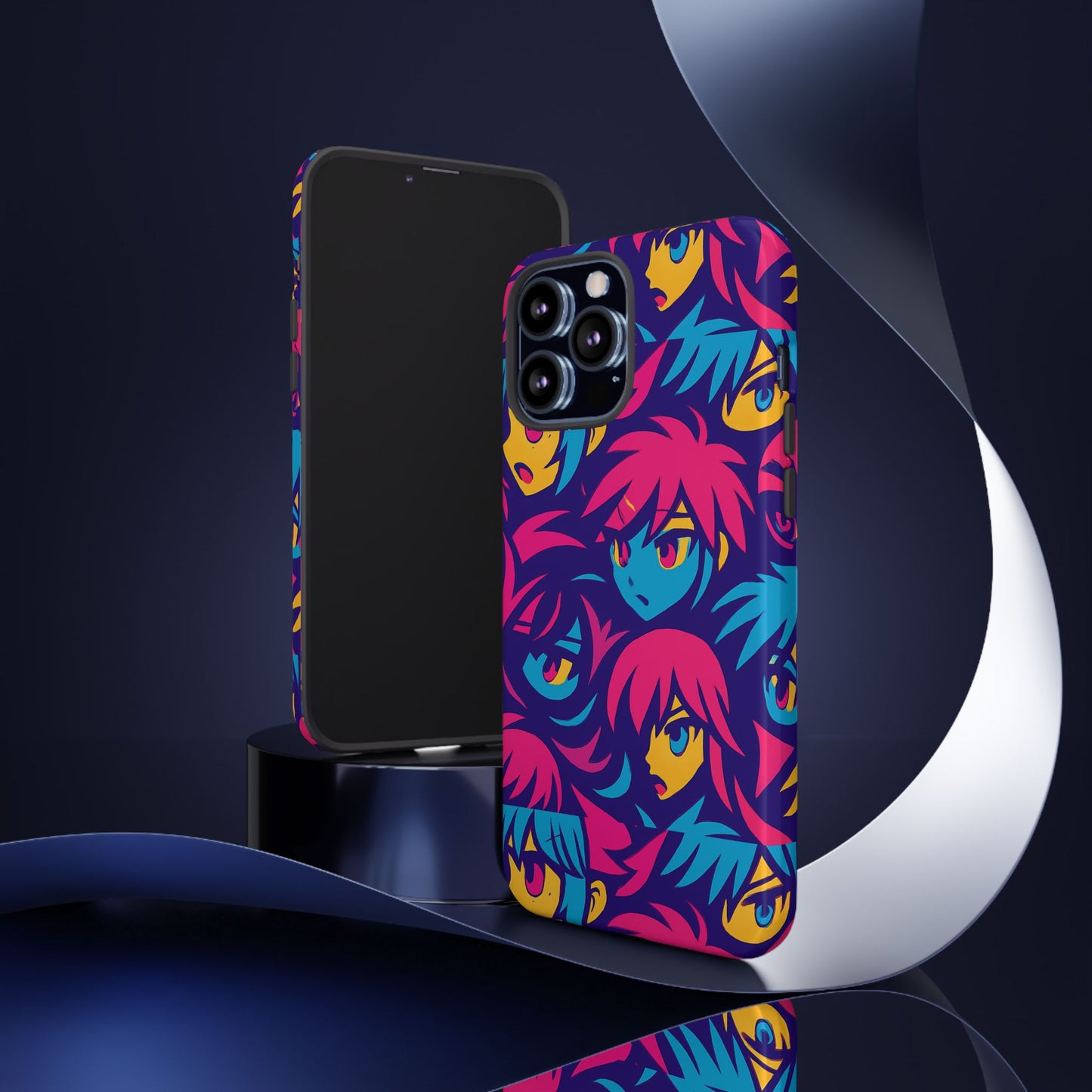 vibrant 3d anime phone case with retro design for stylish protection – unique accessory for self-expression compatible with iphone 13, 14, 15 & 16 – all models including pro, pro max & plus