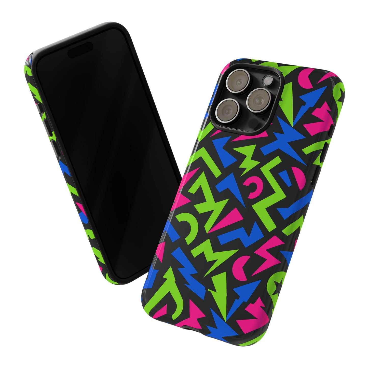 y2k multicolour 4 protective phone case with 3d design – stylish protection for unisex smartphones compatible with iphone 13, 14, 15 & 16 – all models including pro, pro max & plus