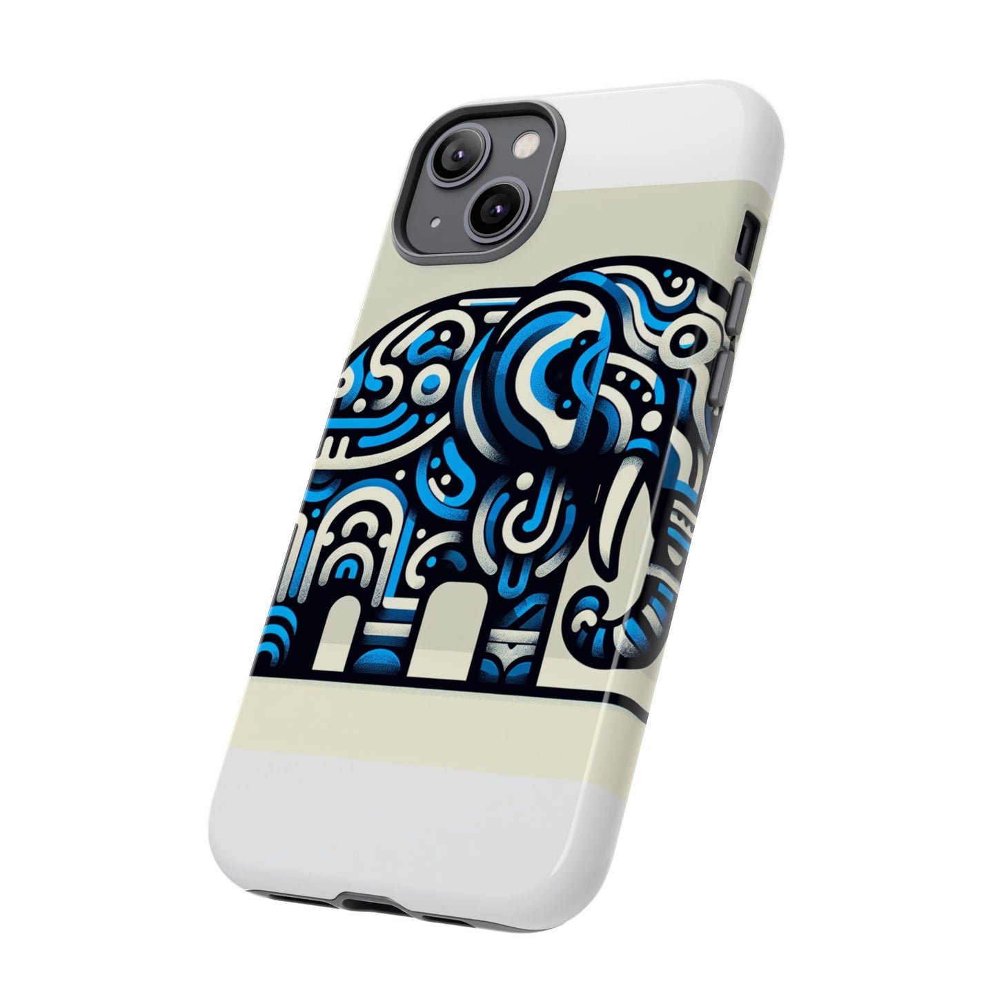 vibrant 3d elephant design protective phone case for stylish protection compatible with iphone 13, 14, 15 & 16 – all models including pro, pro max & plus