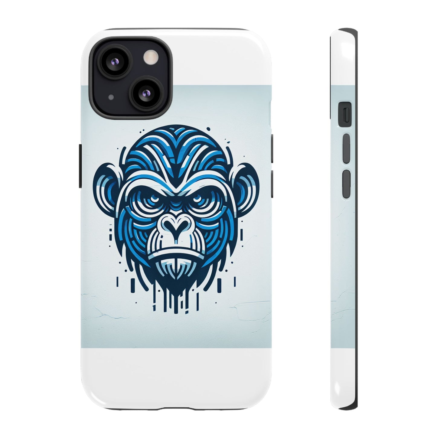vibrant 3d gorilla design protective phone case for unique style and stylish protection compatible with iphone 13, 14, 15 & 16 – all models including pro, pro max & plus