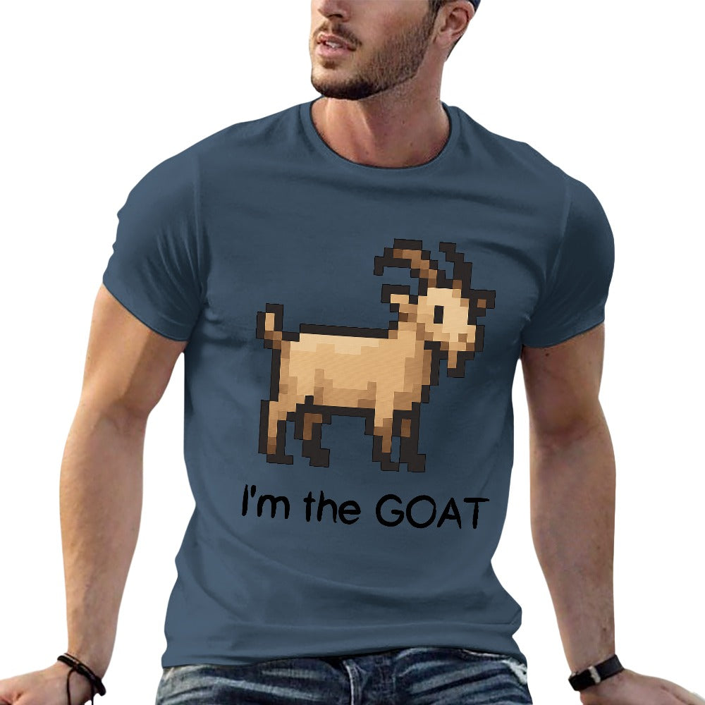 men's 100% cotton short sleeve t-shirt with trendy design, breathable casual wear for fitness, travel and leisure, unisex fit, stylish gift for him or her