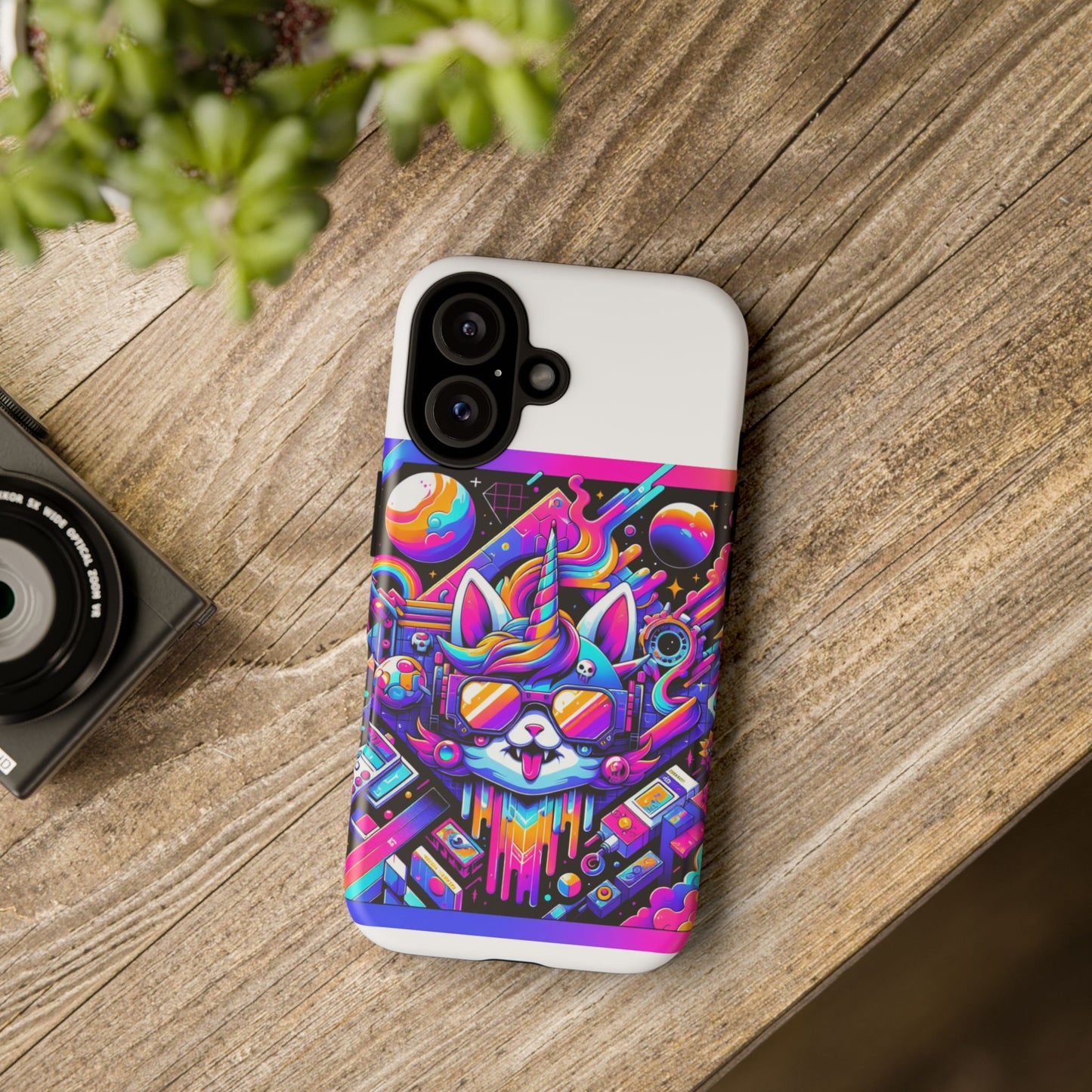 rizzed up and ready protective phone case for anime lovers