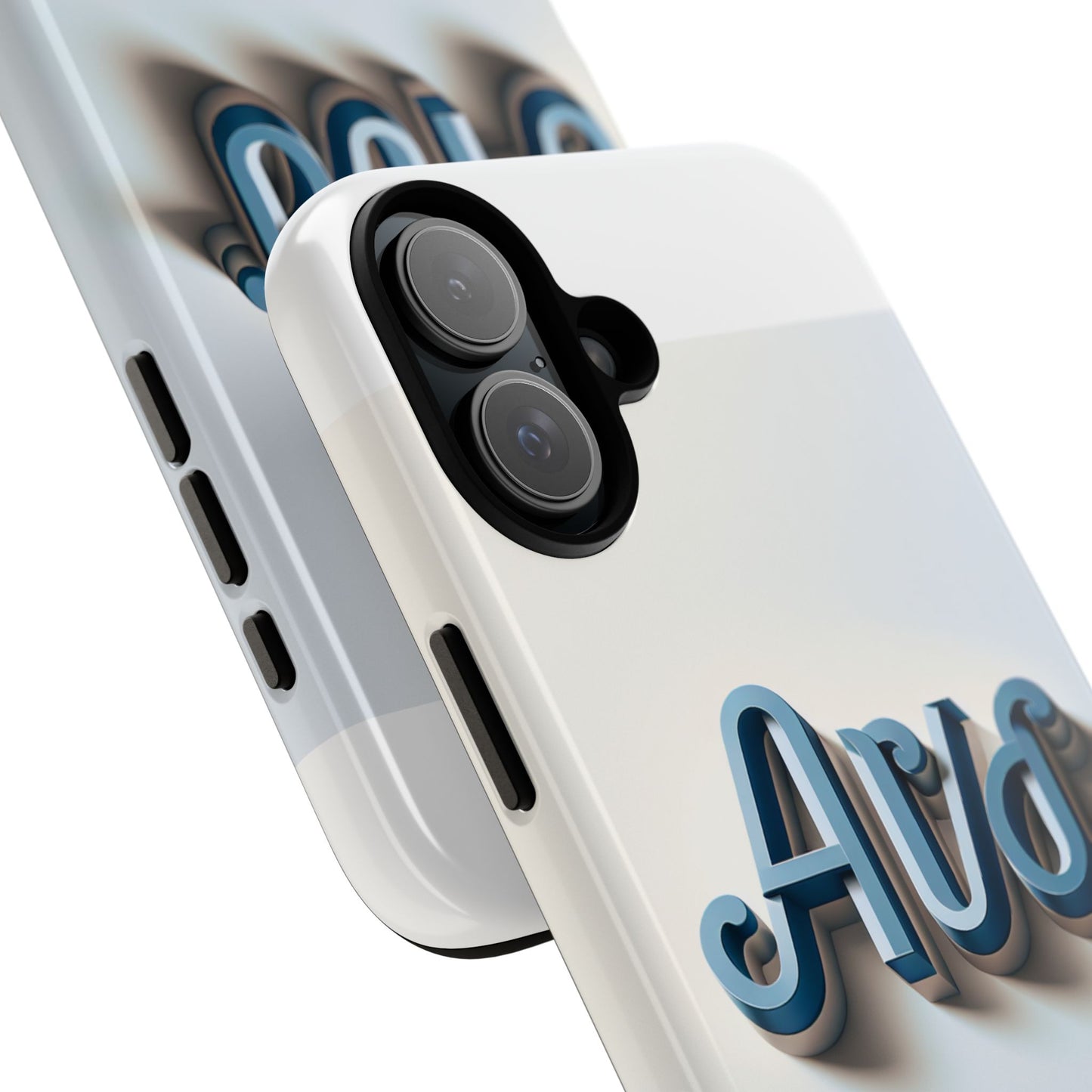 vibrant 3d wrap protective phone case in retro blue design – trendy accessory for fashion-forward users compatible with iphone 13, 14, 15 & 16 – all models including pro, pro max & plus