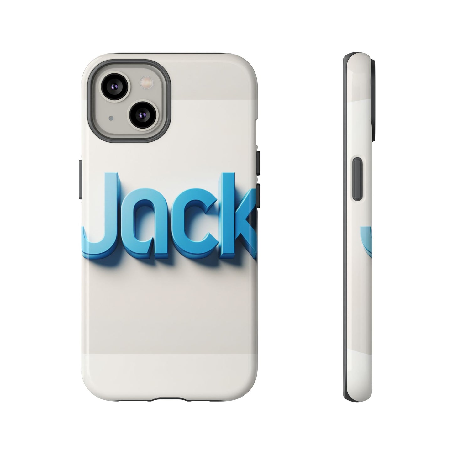 name jack blue anime comic style 3d wrap protective phone case for men women shock absorption durable tpu cover