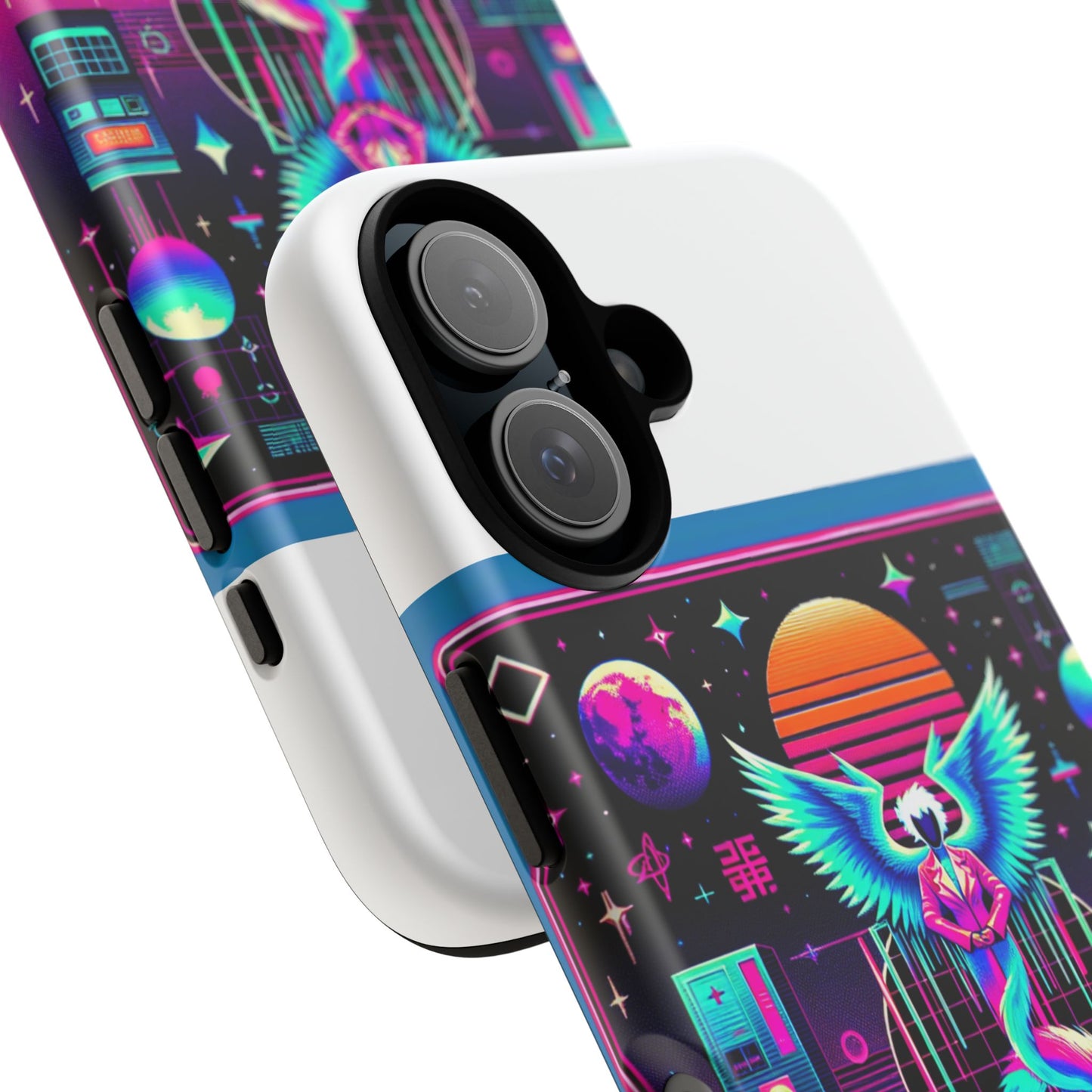 mewing and manifesting vibrant 3d protective phone case
