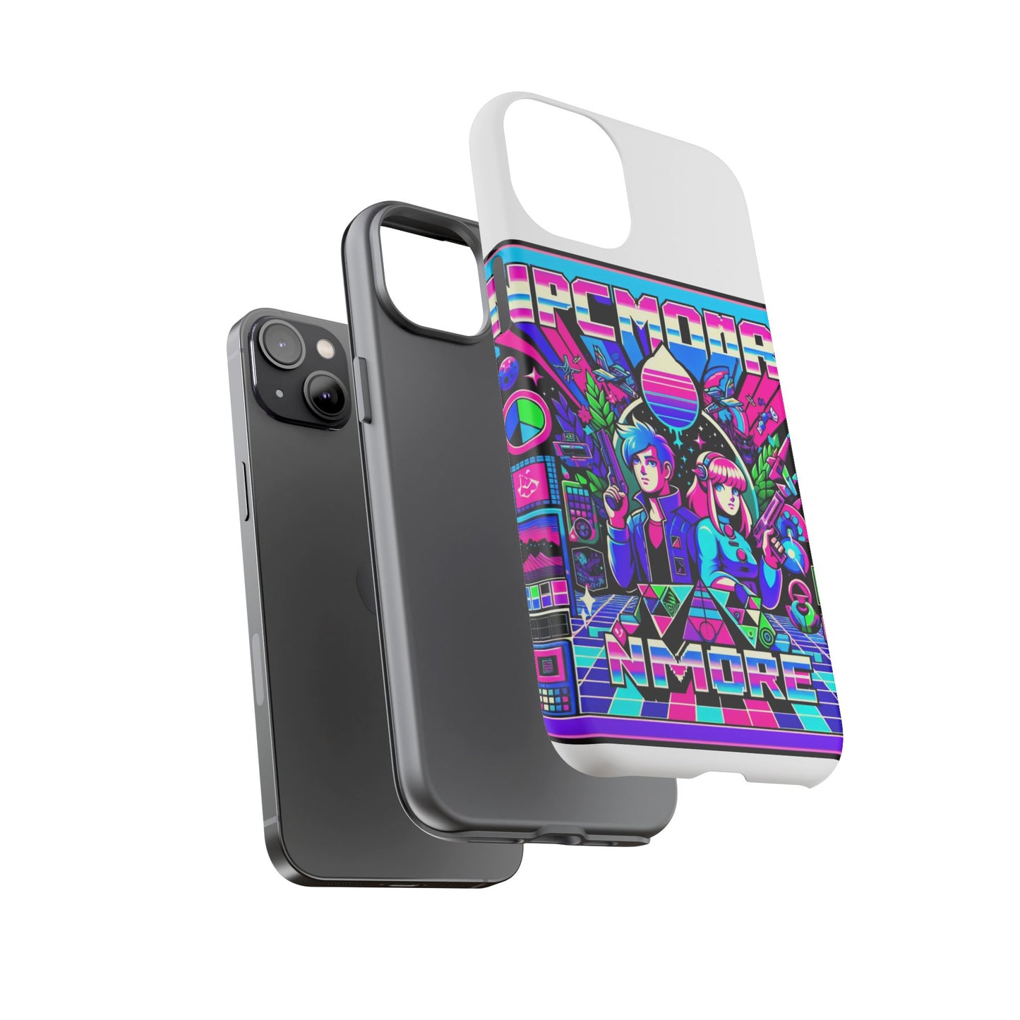 npc no more 3d wrap protective phone case for anime lovers