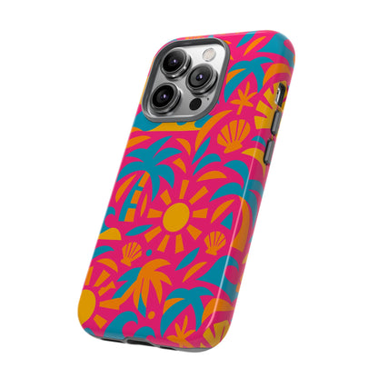 Vibrant Tropical 3D Wrap Design Protective Phone Case with Retro Style – Bold Accessory for Self-Expression Compatible with iPhone 13, 14, 15 & 16 – all models including Pro, Pro Max & Plus