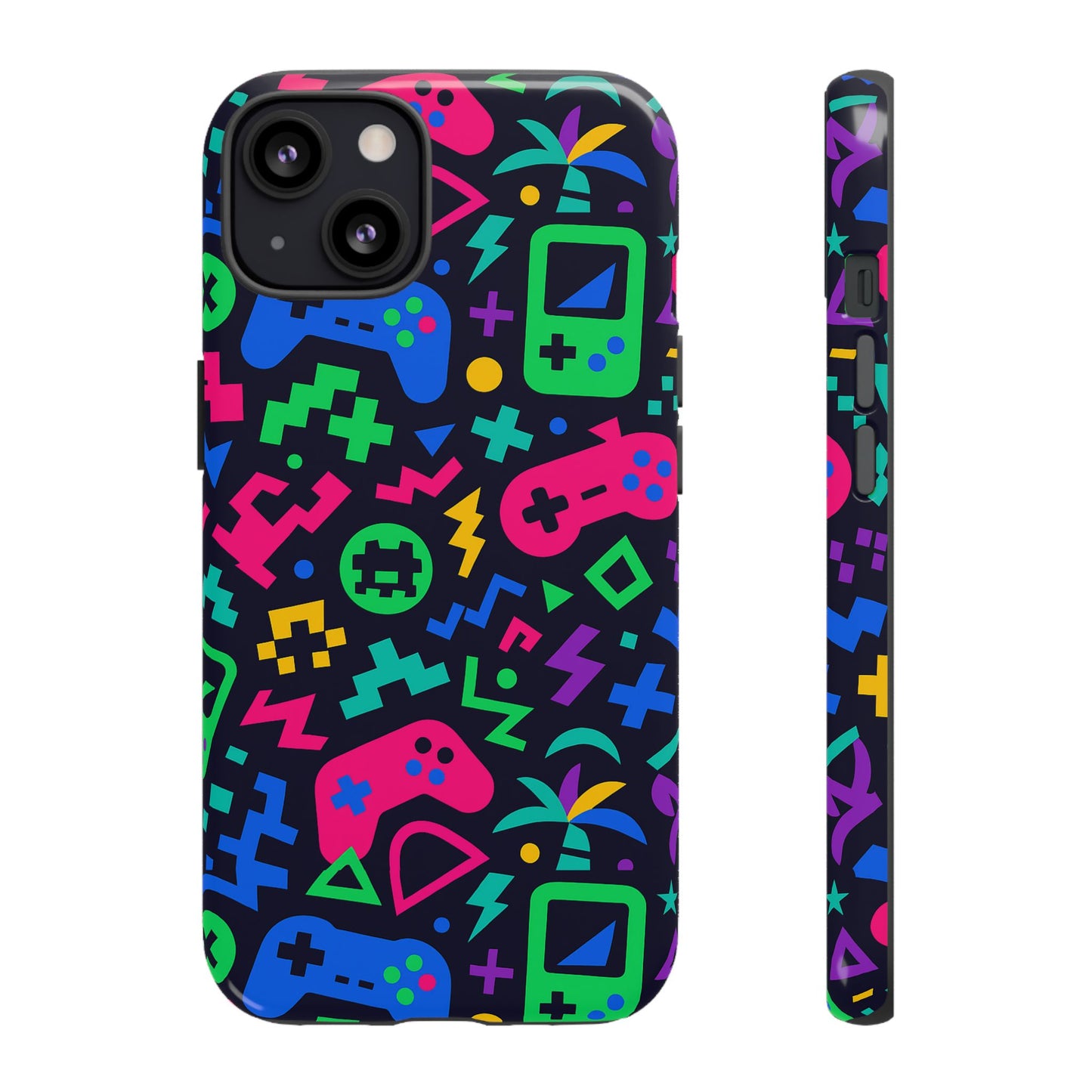 vibrant 3d gaming design protective phone case for creative expression and stylish protection, compatible with iphone 13, 14, 15 & 16 – all models including pro, pro max & plus