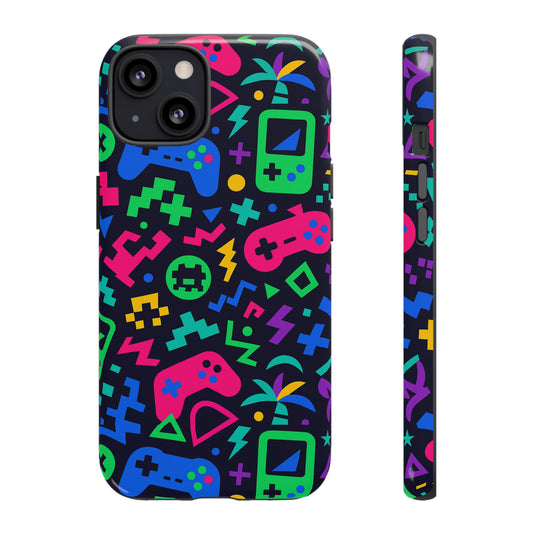 Vibrant 3D Gaming Design Protective Phone Case for Creative Expression and Stylish Protection, Compatible with iPhone 13, 14, 15 & 16 – all models including Pro, Pro Max & Plus