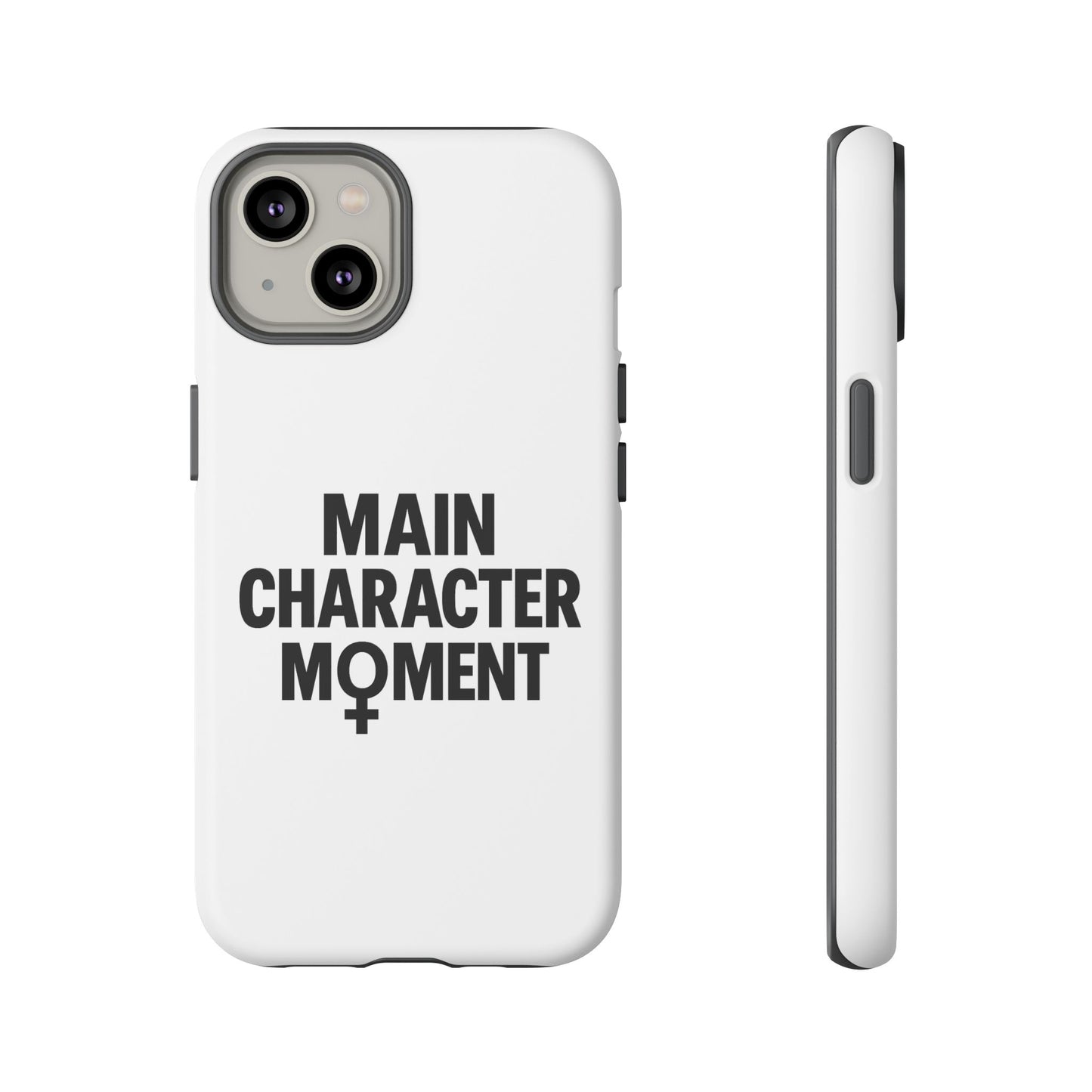main character moment phone case - tough, trendy protection