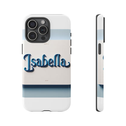 Vibrant 3D Blue Alphabet Design Protective Phone Case Stylish Accessory for Men and Women Unique Phone Cover Compatible with iPhone 13, 14, 15 & 16 – all models including Pro, Pro Max & Plus