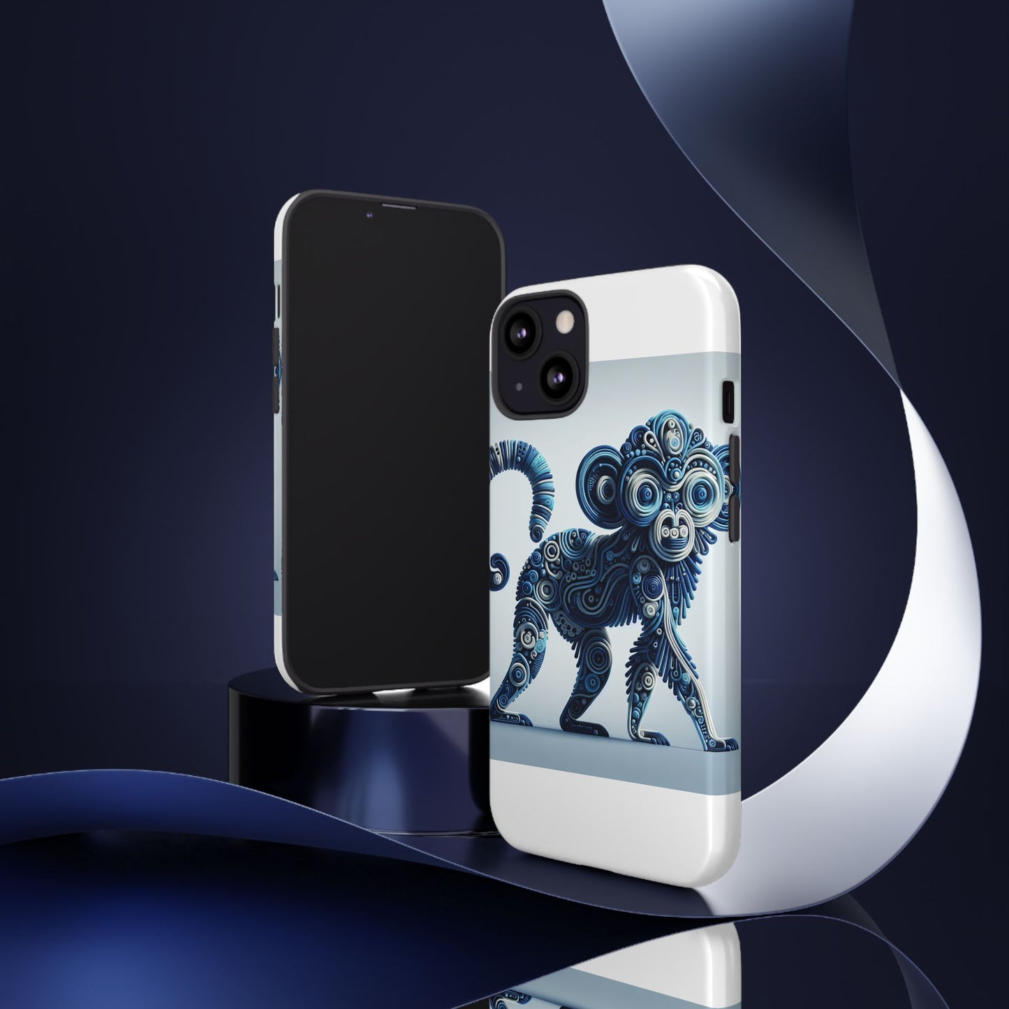 vibrant 3d wrap protective phone case with unique monkey design – stylish accessory for men and women compatible with iphone 13, 14, 15 & 16 – all models including pro, pro max & plus