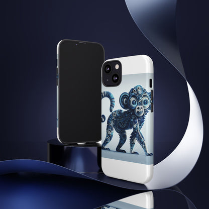 Vibrant 3D Wrap Protective Phone Case with Unique Monkey Design – Stylish Accessory for Men and Women Compatible with iPhone 13, 14, 15 & 16 – all models including Pro, Pro Max & Plus