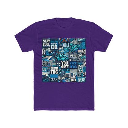 Unisex T-Shirt Aesthetic Blue 4 - Stylish Comfortable Tee for Everyone