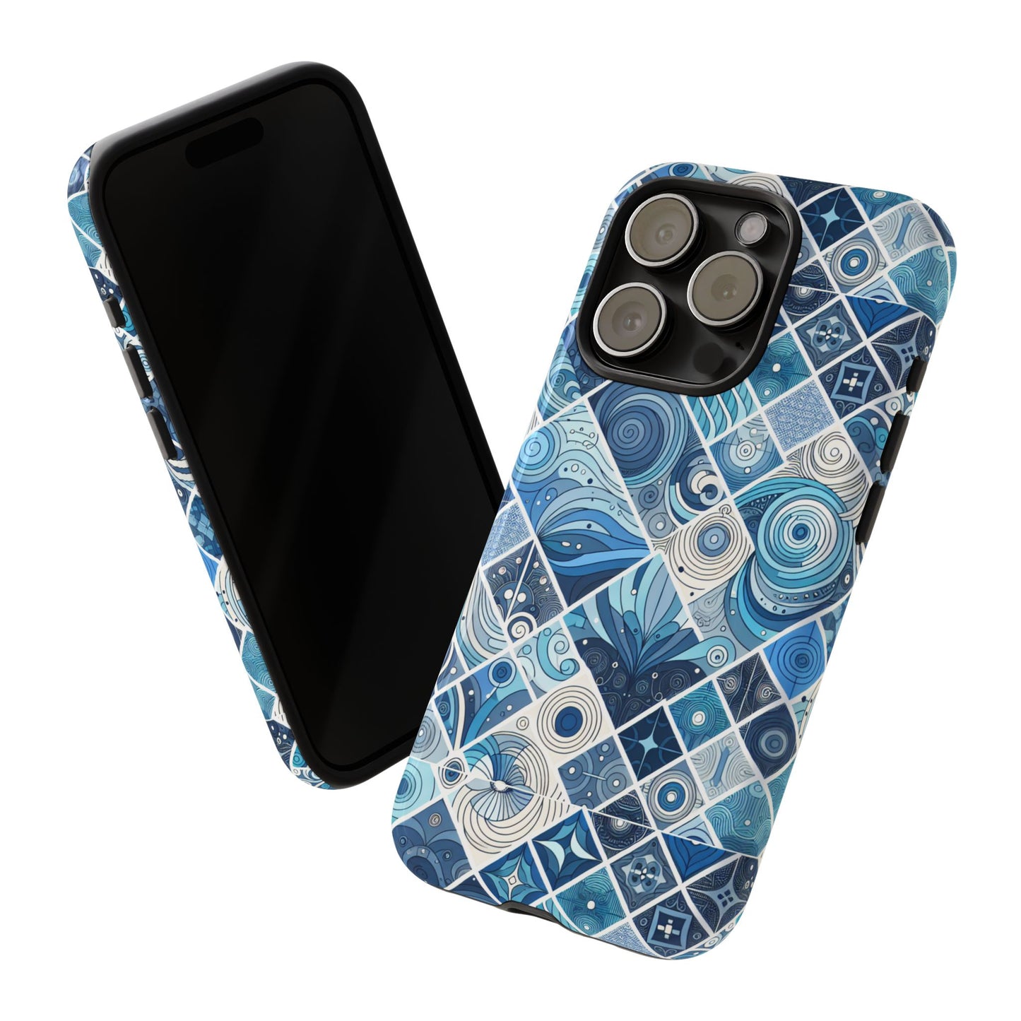 1 pattern image 1 vibrant shockproof phone case for anime and comic fans, retro art style, durable & uv protected, compatible with iphone 13-16 pro max plus