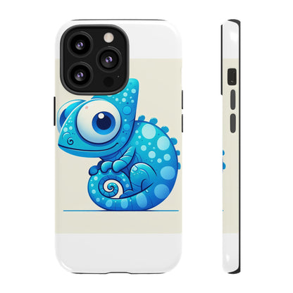 Vibrant 3D Cartoon Chameleon Phone Case for Adults and Teens Stylish Protection Compatible with iPhone 13, 14, 15 & 16 – All Models Including Pro, Pro Max & Plus