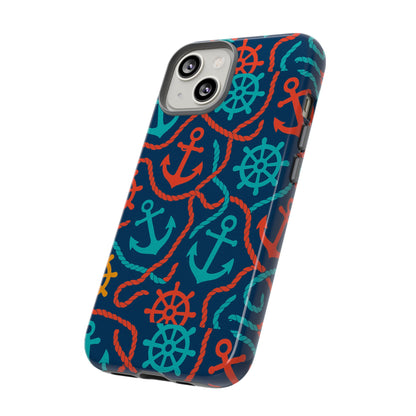 Nautical Multicolour 3D Wrap Protective Phone Case for Unique Style and Robust Protection Compatible with iPhone 13, 14, 15 & 16 – all models including Pro, Pro Max & Plus