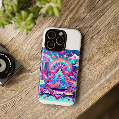Slay Queen Vibes 3D Wrap Protective Phone Case for Women