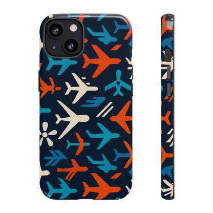 Vibrant Aviation Themed Protective Phone Case with 3D Wrap Design – Unique Style and Durable Protection – Compatible with iPhone 13, 14, 15 & 16 – All Models Including Pro, Pro Max & Plus
